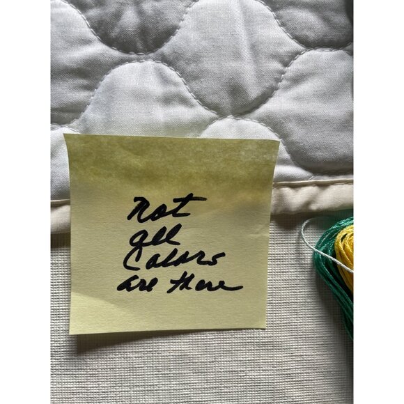 Dimensions Baby Quilt Cross Stitch Kit "Someone New To Love" 34" x 43" - Picture 6 of 11